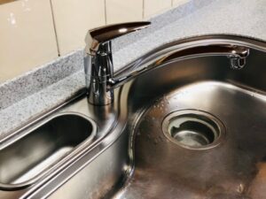 広島キッチン取付け隊　グローエ水栓の工事　施工後